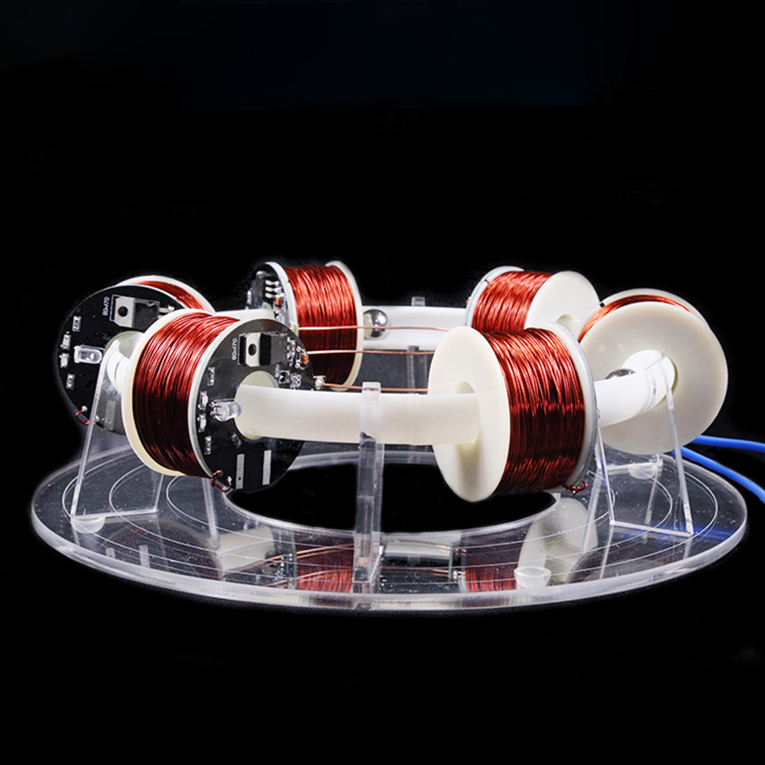 6-Coil Cyclotron Accelerator Physics Model - DIY Engineering Demonstration Tool Engine Model Diyengmod