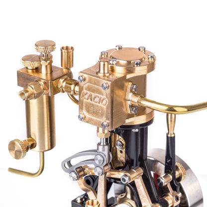 KACIO LS1-14 High-Performance Reciprocating Steam Engine Model for 60cm+ Model Ships Steam Engine Diyengmod