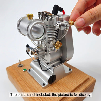 MUSA F1 Miniature OHV Gasoline Engine - Vertical Single-Cylinder 2.7cc Four-Stroke Model Engine for Crafts Engine Models Diyengmod