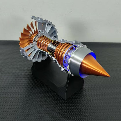 SKYMECHMAN TR900 LED-Illuminated Functional Turbofan Engine Model Kit Aero Engine Diyengmod