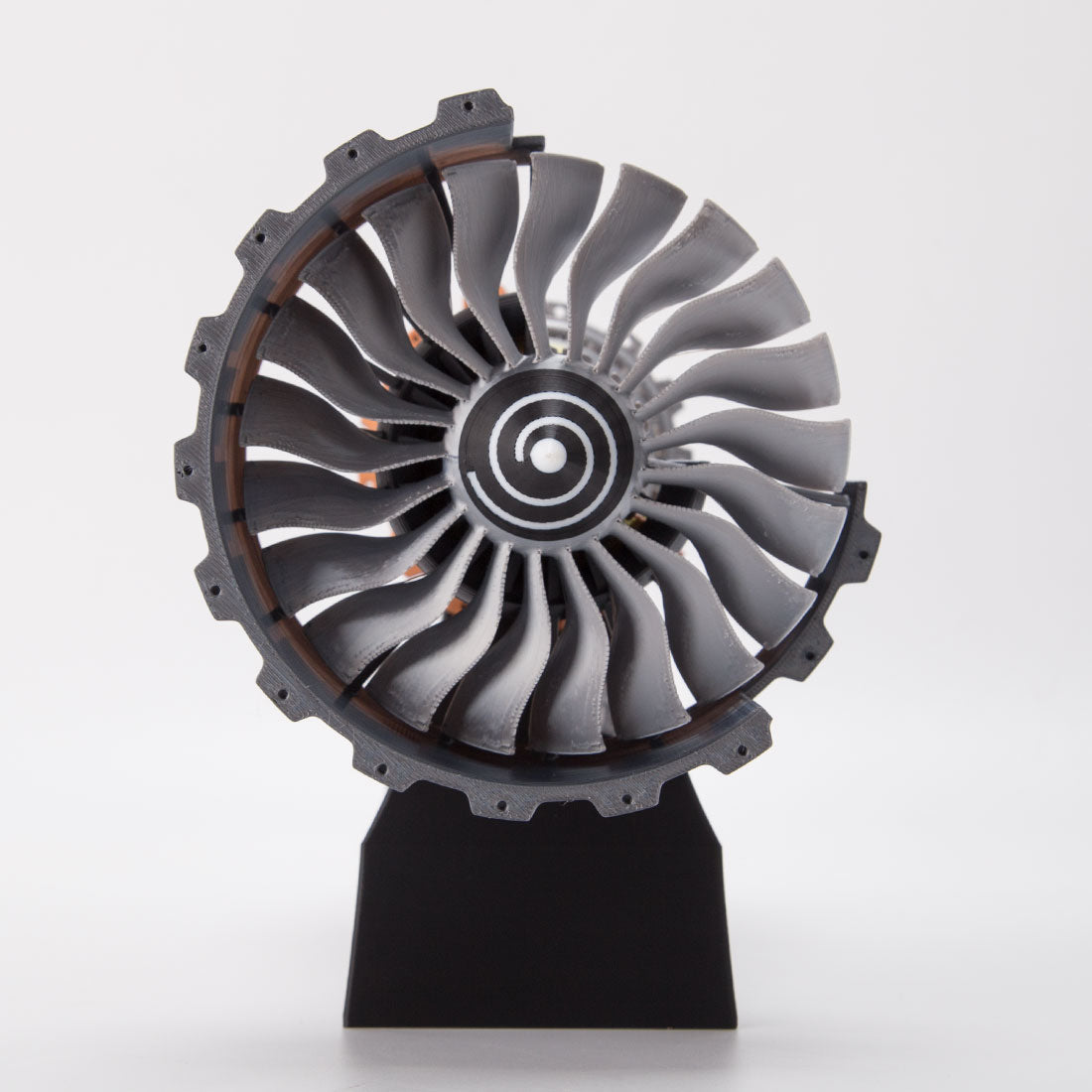 SKYMECH TR900 Dynamic 3D Printed Functional Turbofan Engine Assembly Kit Aero Engine Diyengmod