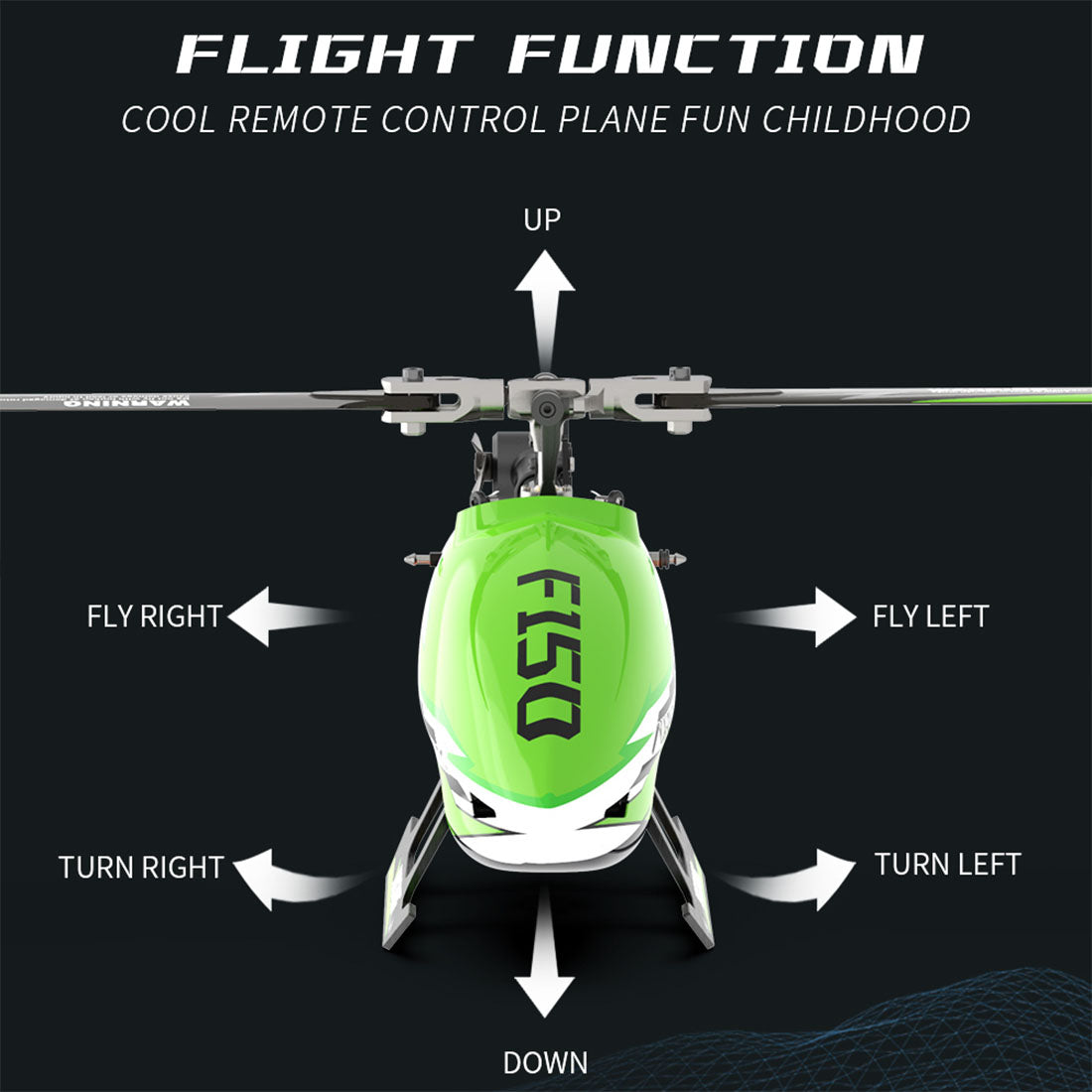 YU XIANG F150 RTF Brushless RC Helicopter Model with 6CH Remote Control - 2.4G Technology RC Airplane Diyengmod