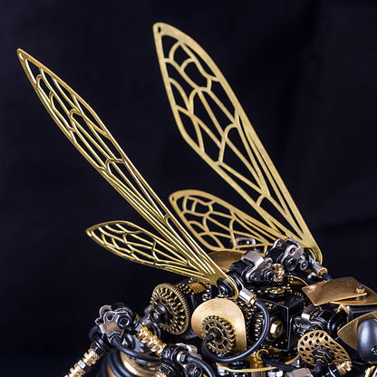 Steampunk Wasp 3D Metal Puzzle DIY Kit - Creative Model Assembly for Teens and Adults 3D Puzzle Model Kit Diyengmod