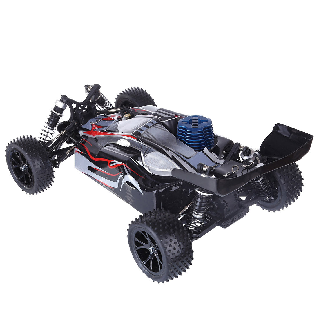 VRX RH1007 Nitro 1/10 Scale 4WD High-Speed Off-Road RC Truck - RTR, Blue RC Car Diyengmod