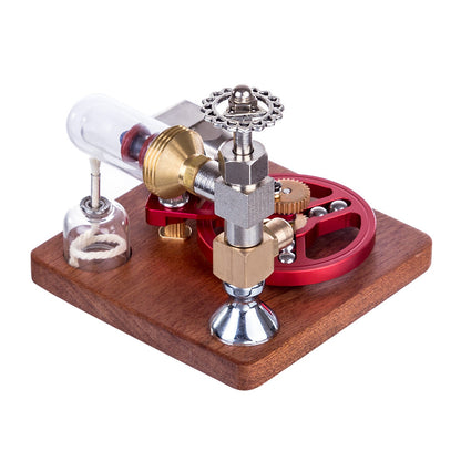 Adjustable Speed Stirling Engine Model with Ball Bearing Flywheel - Educational STEM Toy Stirling Engine Diyengmod