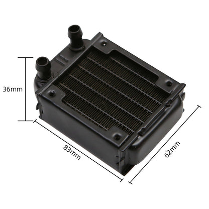 Aluminum 60mm Water Cooling Radiator for CISON FL4-175 Engine - DIY Modification Accessory Accessories Diyengmod