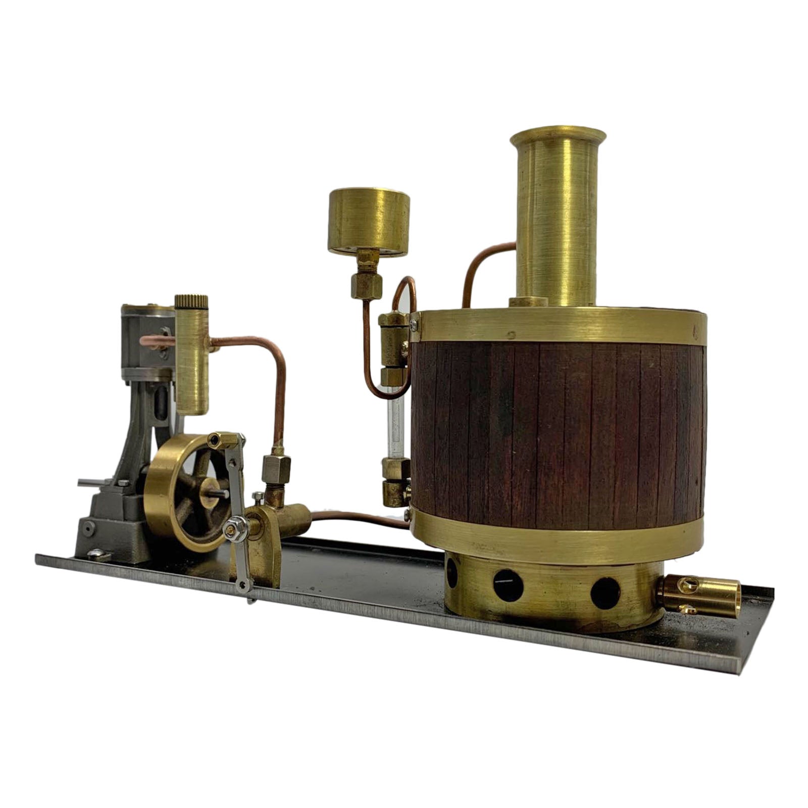 Compact Steam Engine Kit with Boiler for 50-100cm Model Ships Steam Engine Diyengmod