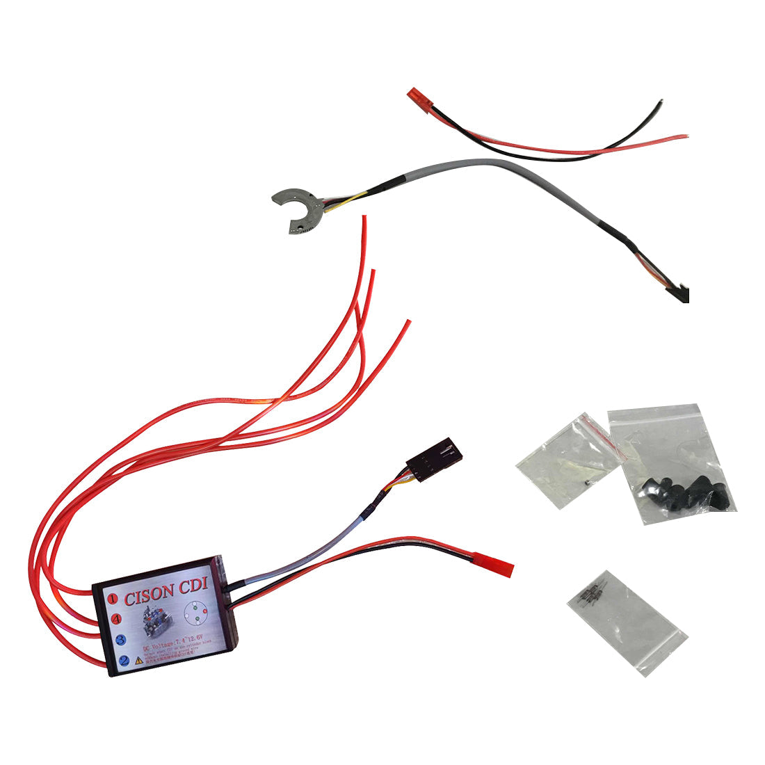 Versatile 4-in-1 CDI Igniter Module for CISON FL4-175 Engine - DIY Enhancement Tool Accessories Diyengmod