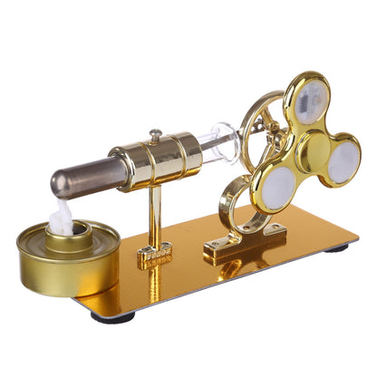 Luminous Gyroscope Stirling Engine Model - Creative Educational Gift for Science Enthusiasts Stirling Engine Diyengmod