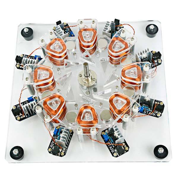 High-Efficiency Brushless DC Motor Model for Science Projects - DIYEngMod 5000-10000 RPM Engine Models Diyengmod