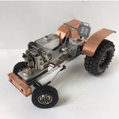 Retro Tractor Stirling Engine Kit - DIY Educational Vacuum Powered Model for Collectors Stirling Engine Vehicle Diyengmod