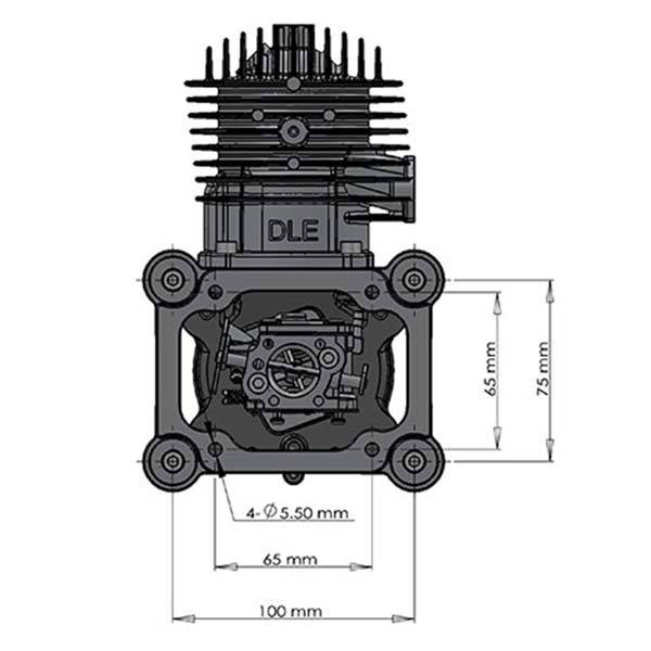 DLE 85CC Gas-Powered RC Aircraft Engine for Enhanced Flight Performance RC Engine Diyengmod