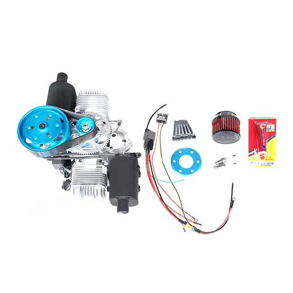200CC Twin Cylinder Gas Engine for RC Aircraft, Paramotor & UAV by DLE Engines RC Engine Diyengmod