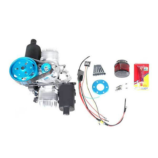 200CC Twin Cylinder Gas Engine for RC Aircraft, Paramotor & UAV by DLE Engines RC Engine Diyengmod