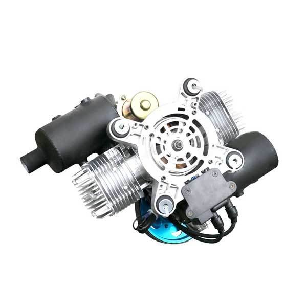 200CC Twin Cylinder Gas Engine for RC Aircraft, Paramotor & UAV by DLE Engines RC Engine Diyengmod