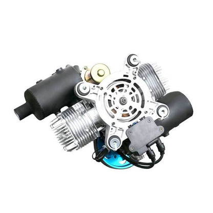 200CC Twin Cylinder Gas Engine for RC Aircraft, Paramotor & UAV by DLE Engines RC Engine Diyengmod