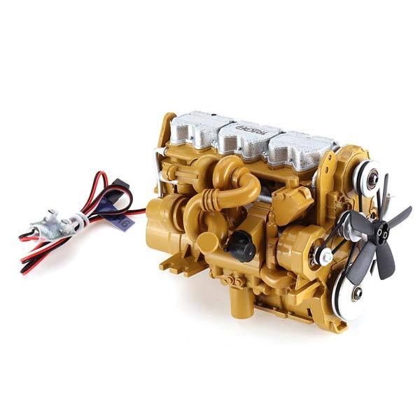 Zinc Alloy Diesel Engine for HG-P602 RC Car Truck - Perfect Collectible Gift RC Engine Diyengmod