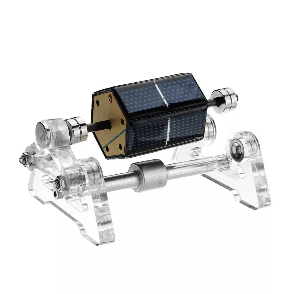 Solar-Powered Mendocino Magnetic Levitation Motor Kit - DIY Science Experiment Engine Models Diyengmod