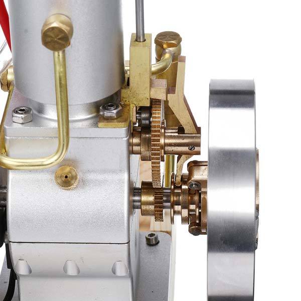Vertical Hit and Miss Metal Engine with Hand Start and Water Cooling System - DIY Gift Model Engine Models Diyengmod