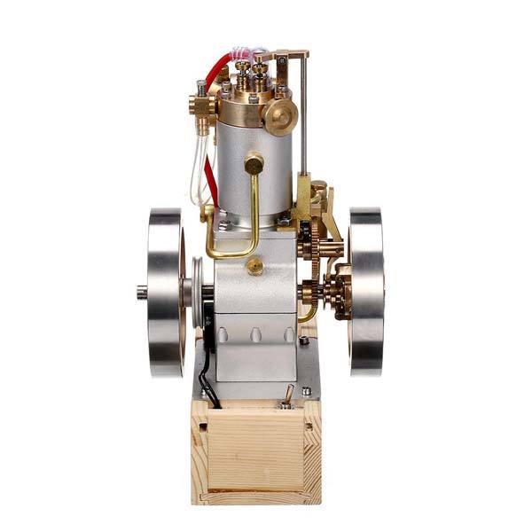 Vertical Hit and Miss Metal Engine with Hand Start and Water Cooling System - DIY Gift Model Engine Models Diyengmod