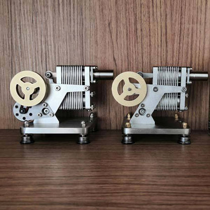 All-Metal Stirling Engine Educational Model - DIY High-Speed Generator Single Cylinder Stirling Engine Diyengmod