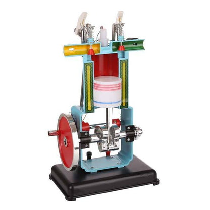 Four-Stroke Gasoline Engine Model for Physics Lab Demonstrations - DIY Educational Tool Engine Models Diyengmod