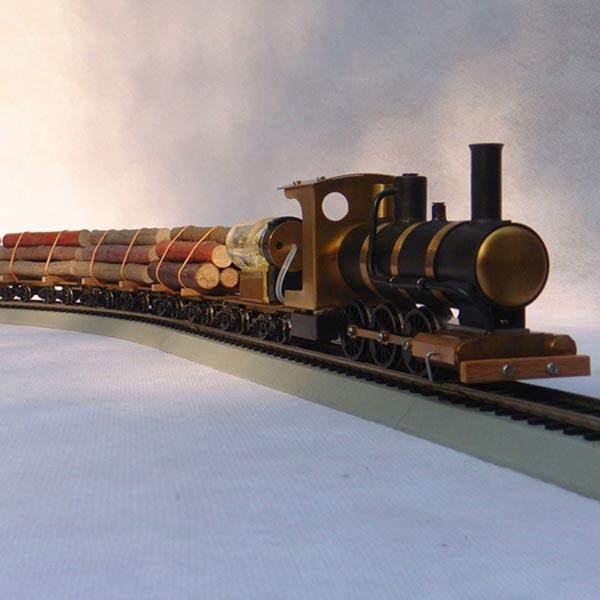 HO Scale Live Steam Locomotive Model with Oscillating Steam Engine and Boiler - DIYEngMod Steam Engine Diyengmod