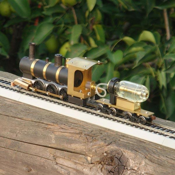 HO Scale Live Steam Locomotive Model with Oscillating Steam Engine and Boiler - DIYEngMod Steam Engine Diyengmod