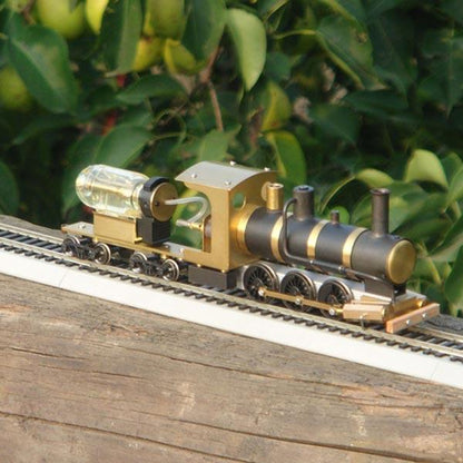 HO Scale Live Steam Locomotive Model with Oscillating Steam Engine and Boiler - DIYEngMod Steam Engine Diyengmod