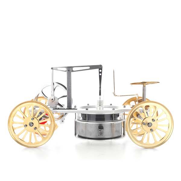 Stirling Engine Miniature Car Model - Unique STEM Educational Toy and Gift Decor Low Temperature Stirling Engine Diyengmod