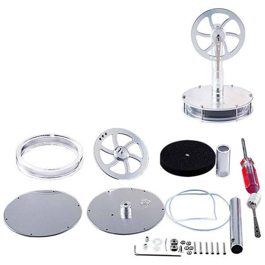 Compact Low-Temperature Stirling Engine DIY Kit - Fun Steam Heat Motor Toy Low Temperature Stirling Engine Diyengmod