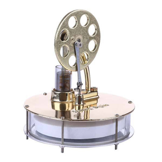 Educational Low Temperature Stirling Engine Motor Kit - Fun DIY Coffee Cup Experiment Low Temperature Stirling Engine Diyengmod