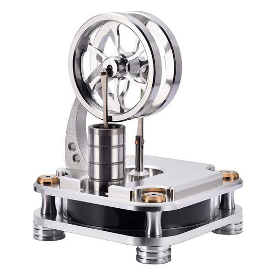 Stainless Steel Low Temperature Stirling Engine Model Toy for Educational Fun Low Temperature Stirling Engine Diyengmod