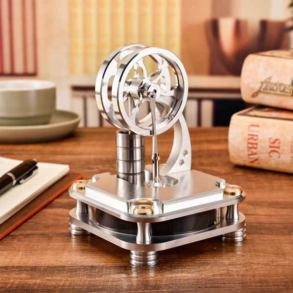Stainless Steel Low Temperature Stirling Engine Model Toy for Educational Fun Low Temperature Stirling Engine Diyengmod