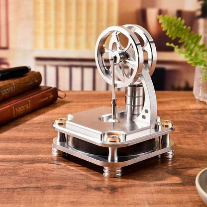 Stainless Steel Low Temperature Stirling Engine Model Toy for Educational Fun Low Temperature Stirling Engine Diyengmod