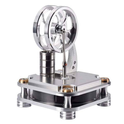Stainless Steel Low Temperature Stirling Engine Model Toy for Educational Fun Low Temperature Stirling Engine Diyengmod