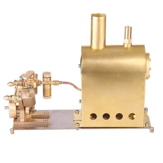 Miniature Marine Steam Engine Model with Boiler - DIY Eng Mod M2C Steam Engine Diyengmod