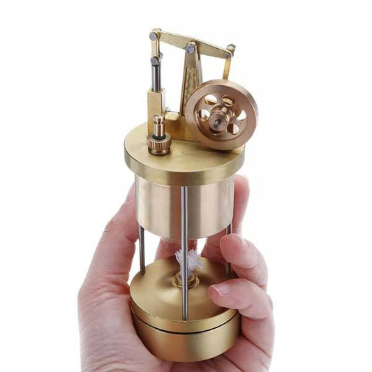 Miniature Live Steam Engine Model Kit - Microcosm M88 Full Metal Creative Gift Steam Engine Diyengmod