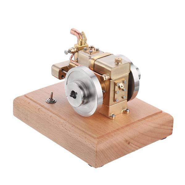 Mini 1.6cc Retro Water-Cooled Gas Engine Model for Collectors Engine Models Diyengmod