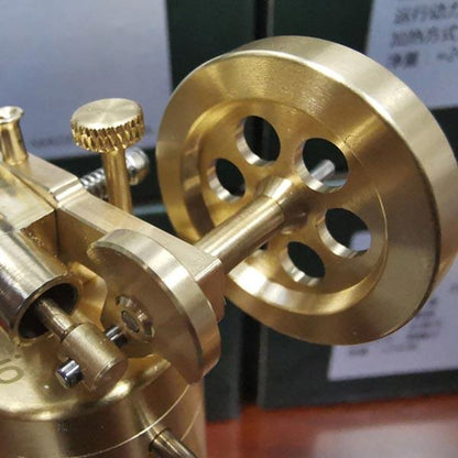 Compact Live Steam Engine Kit - Single Cylinder Swing Engine with Boiler for DIY Enthusiasts Steam Engine Diyengmod