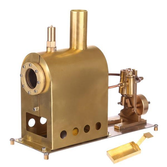 Miniature Oscillating Steam Engine with Boiler - Gift Collection for DIY Enthusiasts Steam Engine Diyengmod