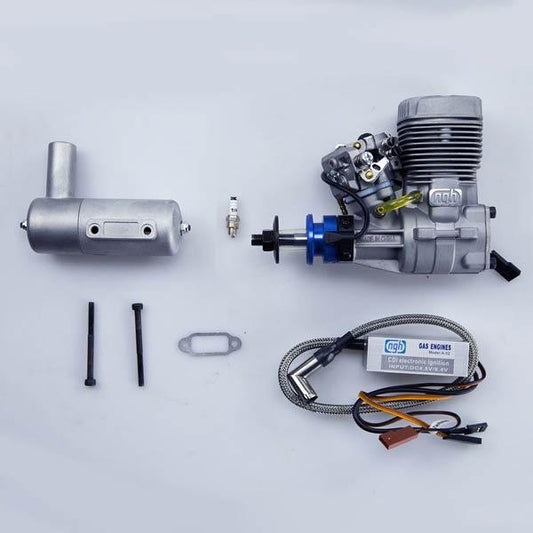 NGH GT17 17cc Air-Cooled Two-Stroke Gas Engine for Fixed Wing Drones - High Performance DIY Modifications RC Engine Diyengmod