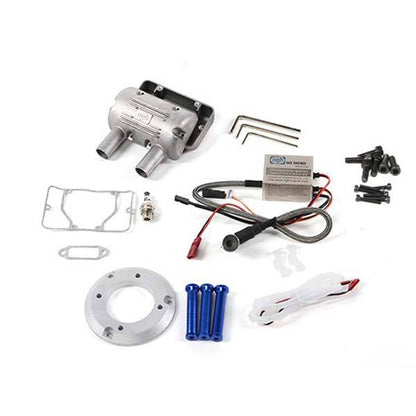 NGH GT35R 35cc Rear Exhaust Two-Stroke Engine for RC Fixed Wing Aircraft - DIYEngMod RC Engine Diyengmod