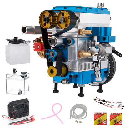 RUIFEIYA NR200 8.6cc Inline 2-Cylinder Water-Cooled 4-Stroke Engine Kit for RC Models Engine Models Diyengmod Nitro Engine