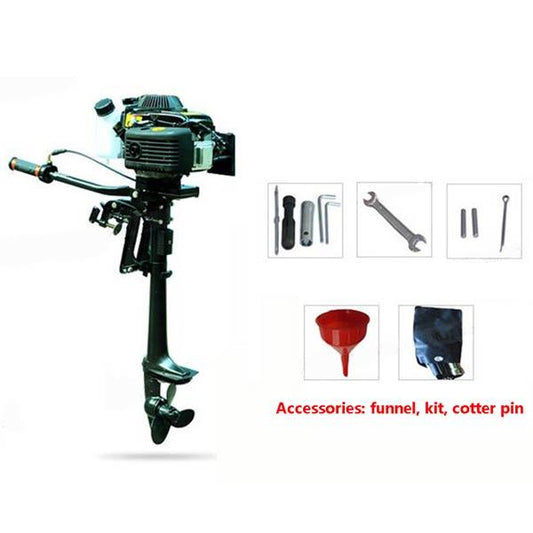 4HP 55cc 4-Stroke Air-Cooled Outboard Motor for Small Boats RC Engine Diyengmod