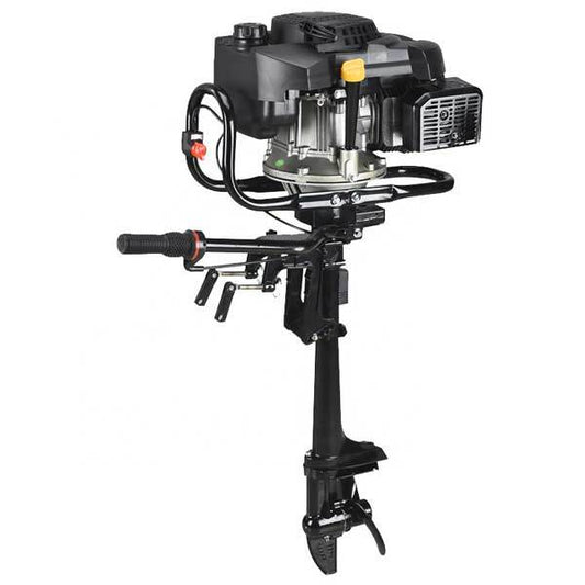 9HP 224cc 4-Stroke Air-Cooled Outboard Motor for 3-7.5m Boats RC Engine Diyengmod