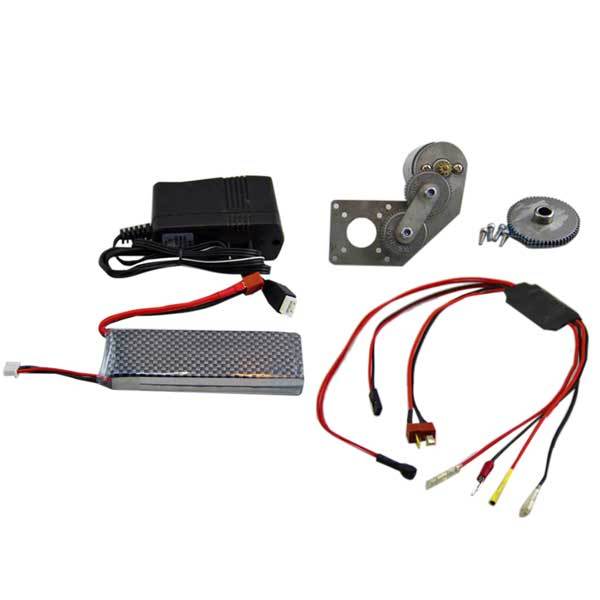 Electric Start Modification Kit for HSP 941 Series RC Cars & VX 18 Methanol Engine RC Engine Diyengmod