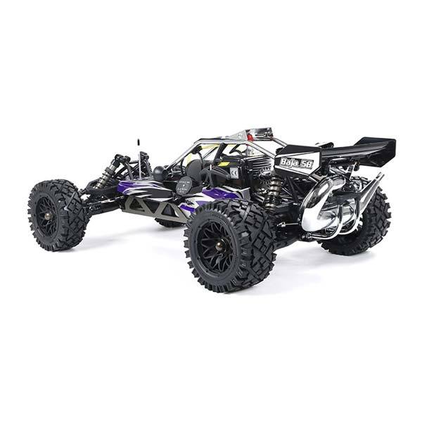 Rovan BAHA320 1/5 Scale Gas Powered Baja Buggy - 32CC RTR Off-Road Truck in Black RC Car Diyengmod