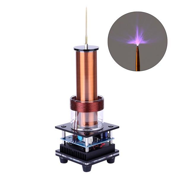 Musical Tesla Coil Plasma Speaker Kit - Wireless Sound Experiment Desktop Model - US Plug Engine Models Diyengmod Old Style