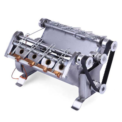 V8 Electromagnetic Solenoid Engine Model - 8 Cylinder Electric Car Engine for Gifts and Collectibles Engine Models Diyengmod